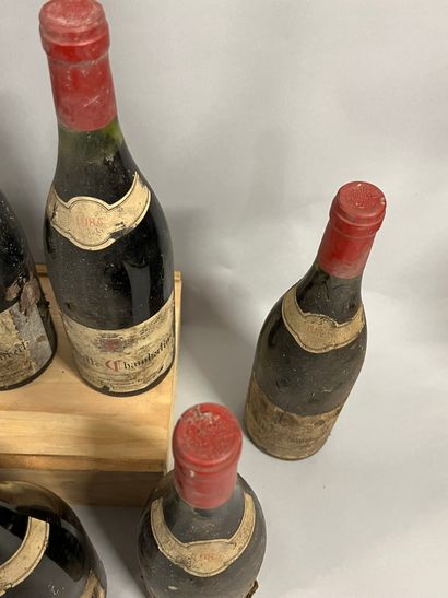 9 bouteilles GRIOTTE-CHAMBERTIN, Domaine...