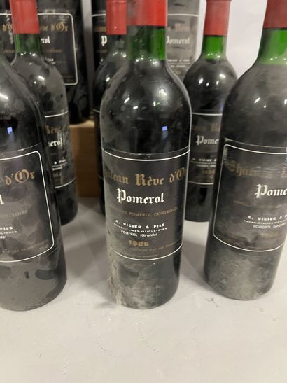 12 bottles Château REVE D'OR, Pomerol 1986...