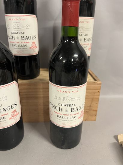 6 bottles Château LYNCH-BAGES, 5° cru Pauillac...