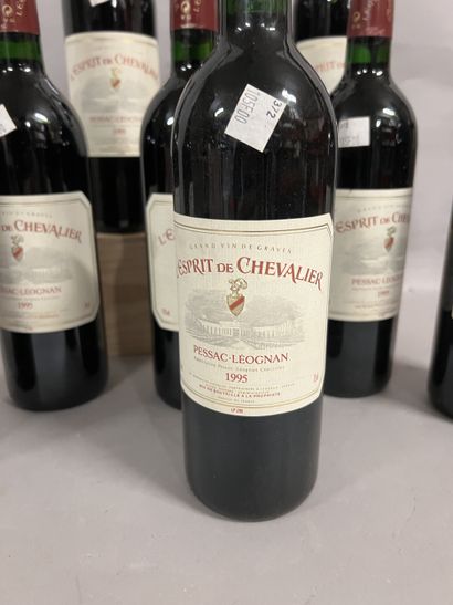 9 bottles L'ESPRIT DE CHEVALIER, Pessac-Léognan...