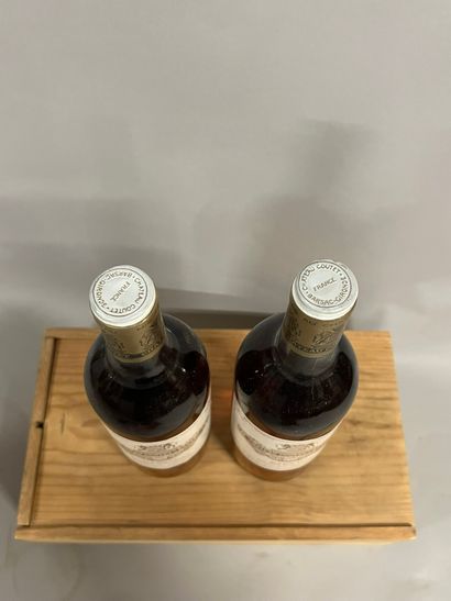 2 bottles Château COUTET, 1° cru Barsac 1978...