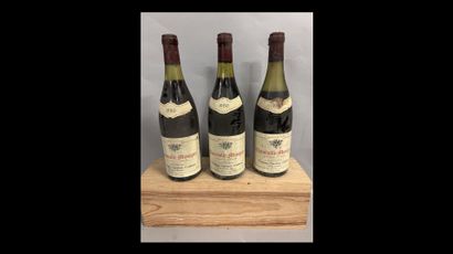 3 bottles CHAMBOLLE-MUSIGNY C. Confuron 1980...