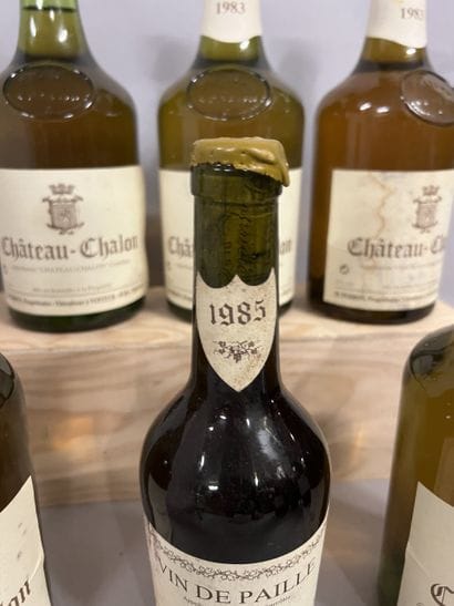 5 bottles CHATEAU-CHALON, M. Perron 1983...
