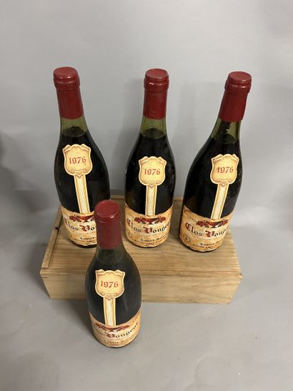 4 bottles CLOS VOUGEOT, Cathiard-Molinier...