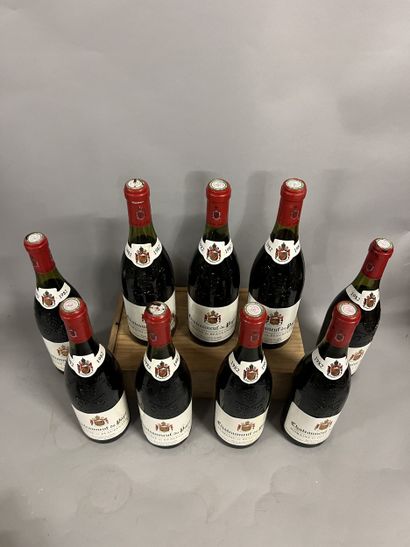 9 bottles CHATEAUNEUF-DU-PAPE 