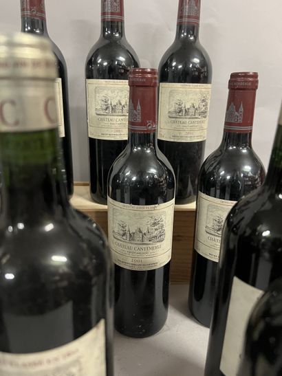12 bottles Château CANTEMERLE, 5° cru Haut-Médoc...