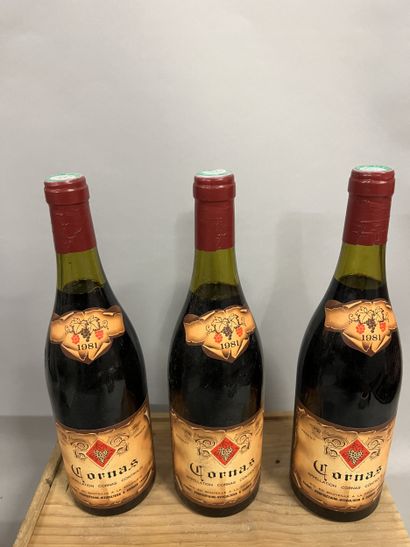 3 bottles CORNAS A. Fumat 1981 (TLB)