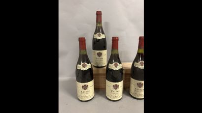 4 bouteilles CORTON R. Barberet 1986 (1 ...