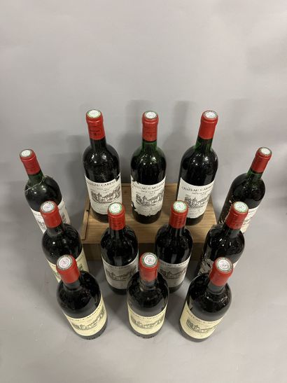 12 bottles Château CARBONNIEUX, Pessac-Léognan...
