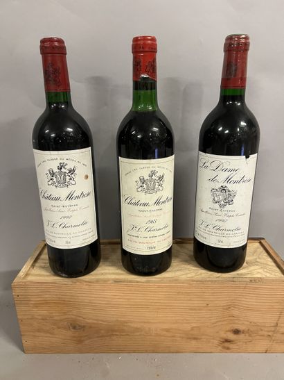 2 bottles Château MONTROSE, 2° cru Saint-Estèphe...