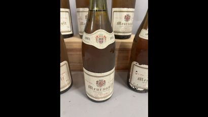 6 bottles MEURSAULT J. Buisson 1983 (ela,...