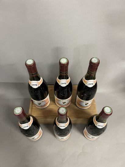 6 bottles CHATEAUNEUF-DU-PAPE 
