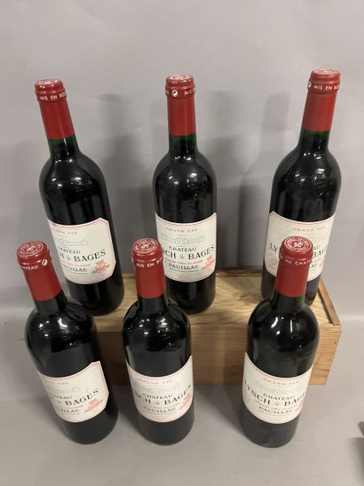6 bottles Château LYNCH-BAGES, 5° cru Pauillac...
