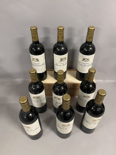 9 bottles Château HAUT BATAILLEY, 5° cru...
