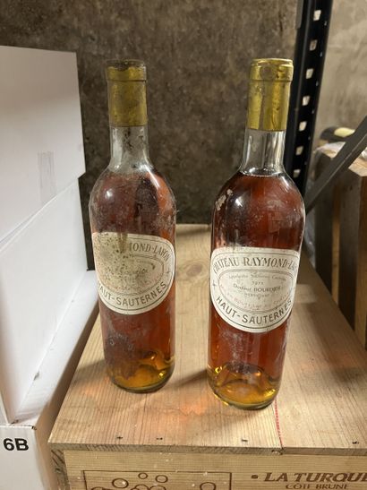 2 bottles Château RAYMOND-LAFON, Sauternes...