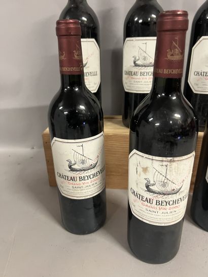 6 bottles Château BEYCHEVELLE, 4° cru Saint-Julien...