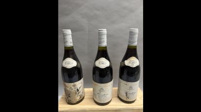 3 bouteilles CORTON Patriarche 1993 (et,...