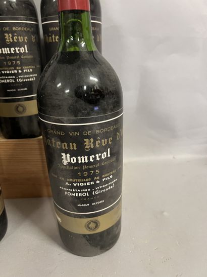 5 magnums Château REVE D'OR, Pomerol 1975...