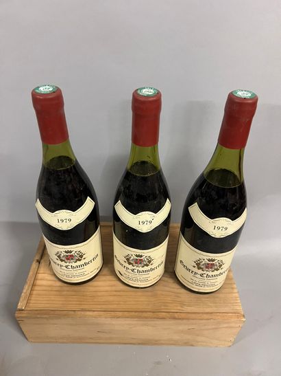 3 bottles GEVREY-CHAMBERTIN Lippe-Régnier...