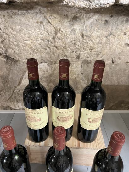 6 bottles PAVILLON ROUGE DU Château MARGAUX,...
