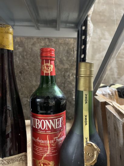 4 bottles DIVERS SPIRITS (Rabinot VSOp cognac,...