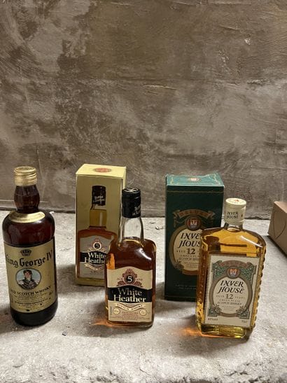 3 bottles SCOTCH WHISKY 