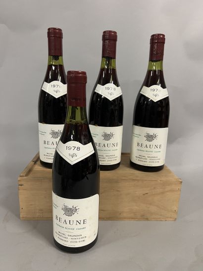 4 bottles BEAUNE M. Gaunoux 1978