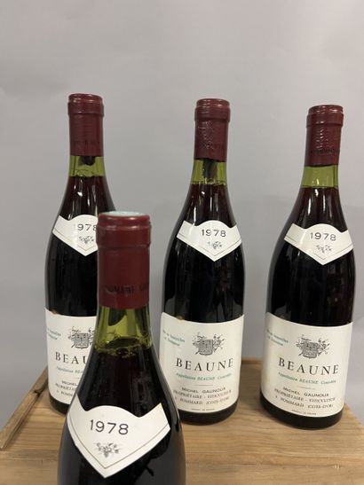4 bottles BEAUNE M. Gaunoux 1978