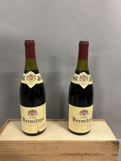 2 bottles HERMITAGE H. Sorrel 1984 (1 ela,...