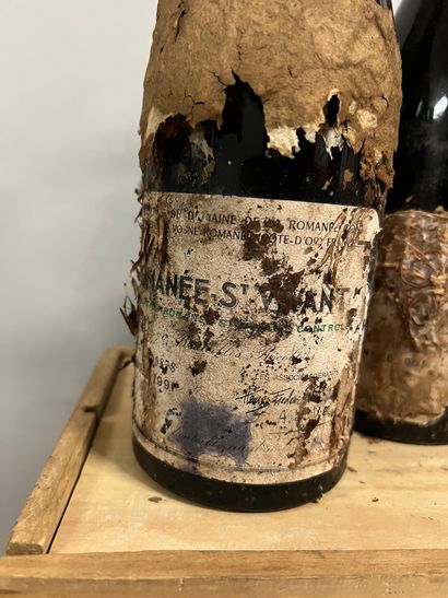 3 bouteilles ROMANEE SAINT-VIVANT, DRC 1991...