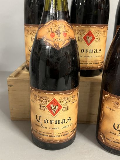 5 bottles CORNAS A. Fumat 1981 (1 LB, 1 of...