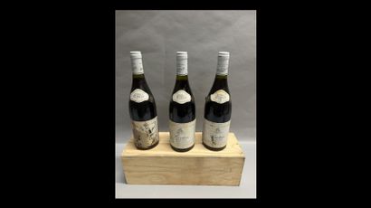 3 bouteilles CORTON Patriarche 1993 (et,...