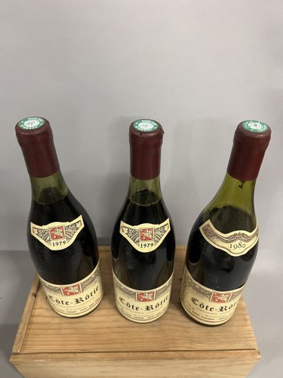 3 bottles HERMITAGE P. Barge (2 of 1979 TLB,...