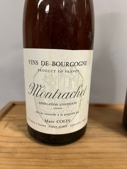 2 bottles MONTRACHET, M. Colin 1984 (TLB,...