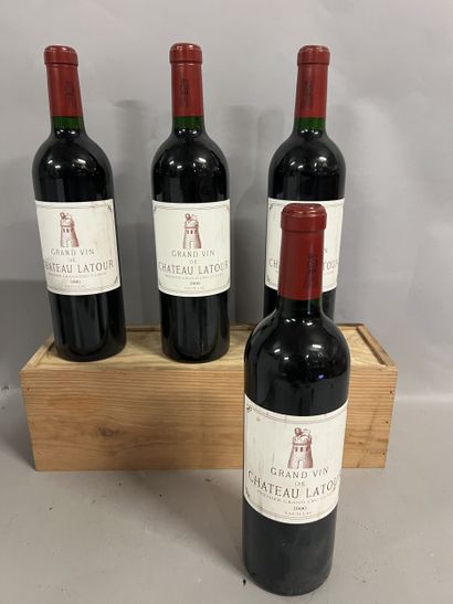 4 bottles Château LATOUR, 1° cru Pauillac...