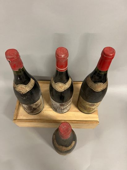 4 bouteilles GEVREY-CHAMBERTIN 