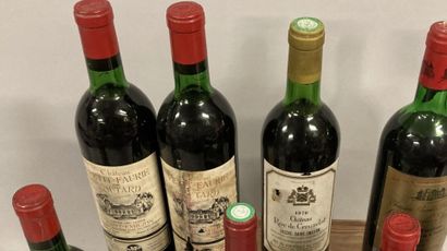 8 bottles SAINT-EMILION DIVERS (4 Ch. Grand...