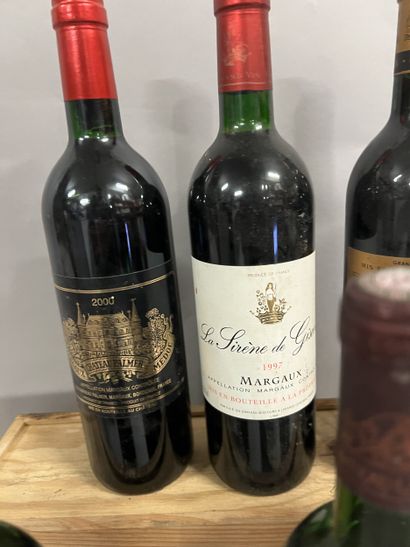 6 bottles MARGAUX DIVERS (2 Ch. Brane-Cantenac:...