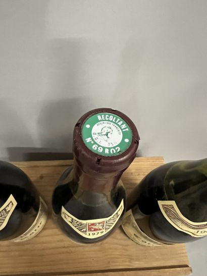 3 bottles HERMITAGE P. Barge (2 of 1979 TLB,...