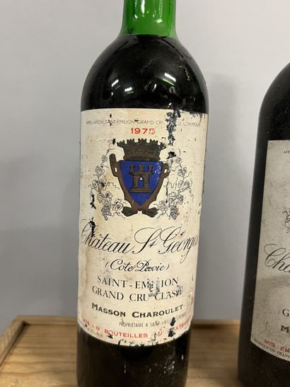 2 bottles Château ST GEORGES-COTE-PAVIE,...