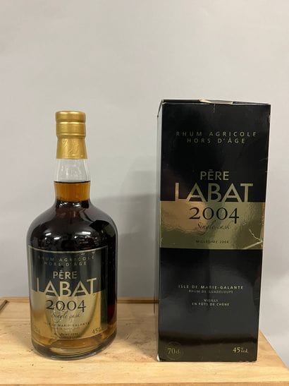 1 bottle RHUM Guadeloupe, Père Labat 2004...