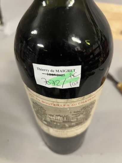 2 bottles HAUT-MEDOC, (1 Ch. La Lagune 1999:...