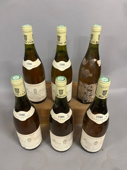 6 bottles MACON CLESSE, René Michel 1986...