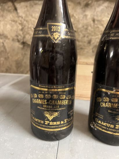 2 bottles CHARMES-CHAMBERTIN Camus 2012 (es,...
