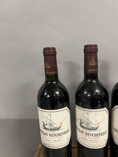 4 bottles Château BEYCHEVELLE, 4° cru Saint-Julien...