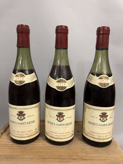 3 bottles MOREY-SAINT-DENIS L. Rémy 1973...