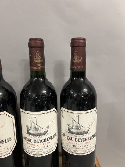4 bottles Château BEYCHEVELLE, 4° cru Saint-Julien...