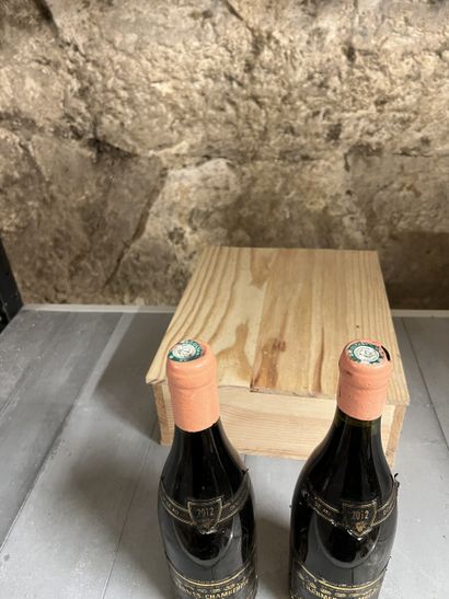 2 bottles CHARMES-CHAMBERTIN Camus 2012 (es,...