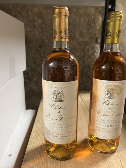 2 bottles Château RAYNE-VIGNEAU, 1° cru Sauternes...