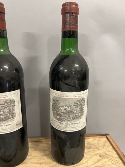 2 bottles Château LAFITE-ROTHSCHILD, 1° cru...